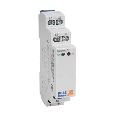 Реле контроля фаз OptiRel D PHS-3-1M-03-PN-1 чередования обрыва фаз трехфазный+N 1СО
