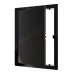 Люк ревизионный LN фланец 150х200 нажимной 172х222 пластик Black EVECS