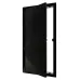 Люк ревизионный LN фланец 150х300 нажимной 172х322 пластик Black EVECS