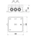 Коробка распределительная A11, 75х75х35 мм, IP55, вводы d16х12, белая (A 11 HF RW)