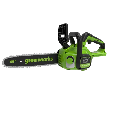 Цепная пила аккумуляторная Greenworks GD24CS30, 24V, 30см, бесщеточная, c 1хАКБ 2 Ач и ЗУ (2007007UA)