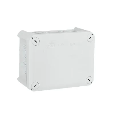 Коробка распределительная T100, 136х102х57 мм, IP66, вводы d25х10, серая (T 100)