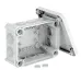 Коробка распределительная T100, 136х102х57 мм, IP66, вводы d25х10, серая (T 100)