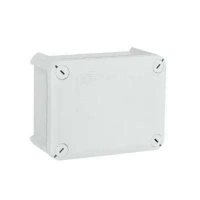 Коробка распределительная T100, 136х102х57 мм, IP66, сплошная стенка, серая (T 100 OE)