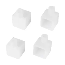Заглушка WPH-FLEX-1616-90 WHITE с отверстием  (ARL, Пластик)