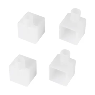 Заглушка WPH-FLEX-1616-90 WHITE с отверстием  (ARL, Пластик)