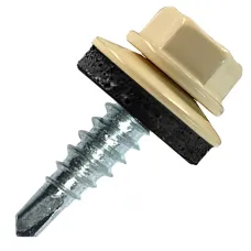 Саморез кровельный Daxmer 4,8х29 RAL 1014 (250) сверло №1