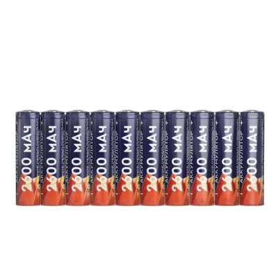 Аккумуляторы перезаряжаемые СТАРТ INR18650 2600mAh 10 штуки в шринке