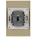 Розетка скрытого монтажа в рамку без заземления двойная 2X2P 16А-250В IP20 шампань 15-2107-04 Galaxy