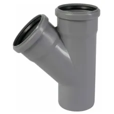 PRO AQUA Тройник канализационный (полипропилен) 75x75/45