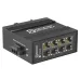 Коммутатор неуправляемый 8 портов RJ45 100Мбит на DIN-рейку, двойное питание 12-58В DC