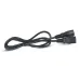 Кабель питания монитор-компьютер IEC 320 C13 - IEC320 C14 (3x1.0). 1.8 м