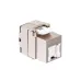 Модуль Keystone кат.6a, STP, 1xRJ45, T568A/B, без инструмента, белый