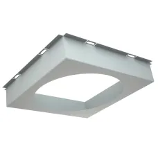 SL/DL (COLIBRI) 190x190xd125 (100x100x40 lamel 10mm) silver