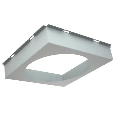 SL/DL (COLIBRI) 190x190xd125 (100x100x40 lamel 10mm) silver