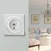 Розетка компьютерная 1xRJ45 кат.5e, цвет белый (серия Florence)