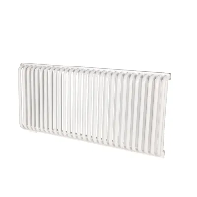 RST-205028-020 ROMMER RST 2050/28 радиатор стальной 2 трубчатый нижнее правое подключение RAL9016 (в комплекте 4 кронштейна)