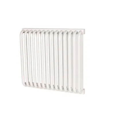 RST-205014-010 ROMMER RST 2050/14 радиатор стальной 2 трубчатый боковое подключение RAL9016 (в комплекте 4 кронштейна)