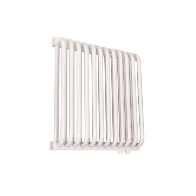 RST-205012-020 ROMMER RST 2050/12 радиатор стальной 2 трубчатый нижнее правое подключение RAL9016 (в комплекте 4 кронштейна)