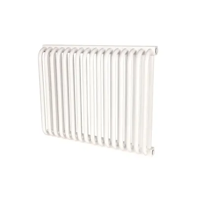 RST-205016-010 ROMMER RST 2050/16 радиатор стальной 2 трубчатый боковое подключение RAL9016 (в комплекте 4 кронштейна)