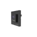 Терморегулятор Ridan Classy для теплого пола c Wi-Fi, с комбинацией датчиков, черный матовый, 16А