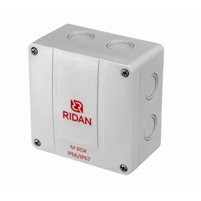 Коробка распределительная RIDAN M BOX 110x110x67, IP67, серая