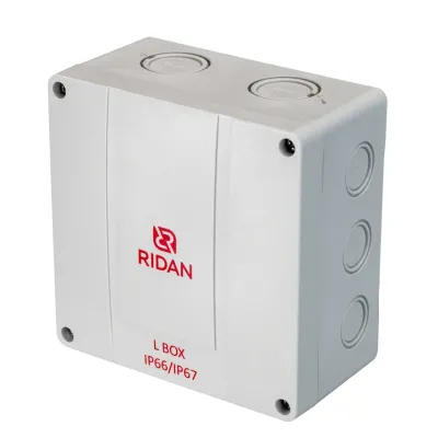 Коробка распределительная Ridan L BOX, 140х140х79 мм, IP66/IP67, серая