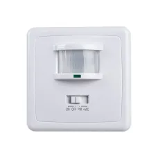Датчик движения и освещенности 500W 12m 140° белый, SEN1A/LX2000