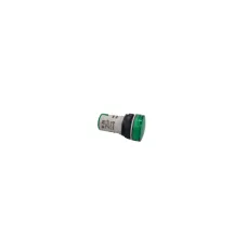 Индикатор светодиодный АД(AD)-22 зеленый 24В IP67 AC/DC белый корпус