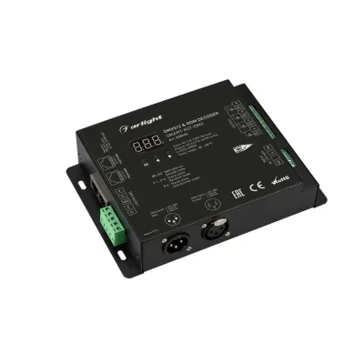 Декодер SMART-K57-DMX (230V, 4x2A, XLR3) (ARL, Металл)