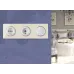 Рамка горизонтальная стеклянная тройная, цвет бежевый
