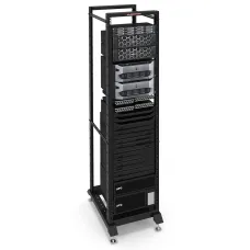 Стойка открытая серверная 27U 533x800x1262mm (ШхГхВ). двухрамная. цвет черный (RAL 9004)