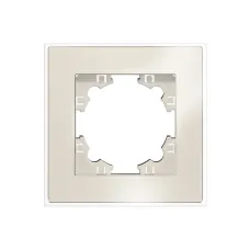 Афина рамка стеклянная одноместная, слоновая кость (ivory) (еврослот)