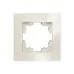 Афина рамка стеклянная одноместная, слоновая кость (ivory) (еврослот)