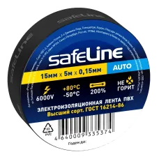 Изолента Safeline Auto 15/5 черный