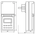 Розетка с таймером (недельная) в защитном корпусе IP 44 3500W/16A 230V, 61926(TM23)