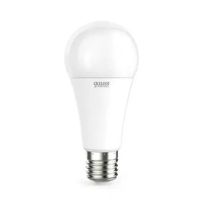 Лампа Gauss Elementary A60 20W 1520lm 3000K E27 LED 1/10/50