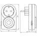 Розетка с таймером (суточная) 3500W/16A 230V, TM50