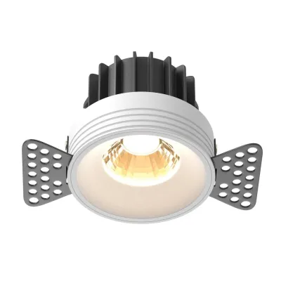 Встраиваемый светильник Round DL058-12W2.7K-TRS-W Белый