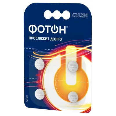 Элемент питания ФОТОН CR1220 BP4