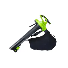 Воздуходув-Садовый Пылесос аккумуляторный Greenworks GD40BVII, 40V, бесщеточный, c 1хАКБ 4Ач и ЗУ (2406907UB)