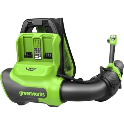 Ранцевая воздуходувка аккумуляторная Greenworks GD40BPG2, 40V, бесщеточная, без АКБ и ЗУ (2408107)