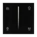 Панель SMART-P36-DIM-IN Black (230V, 1.5A, TRIAC, Sens, 2.4G) (ARL, IP20 Пластик, 5 лет)