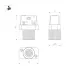 Панель SMART-P35-DIM-IN White 230V, 0-10V, Sens, 2.4G ARL, IP20 пластик, 5 лет