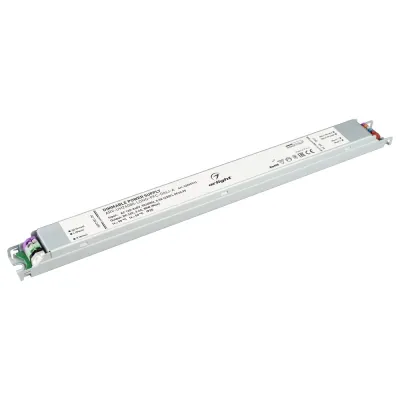 Блок питания ARV-UH24080-LONG-PFC-DALI-A (24V, 3.4A, 80W) (ARL, IP20 Металл, 7 лет)