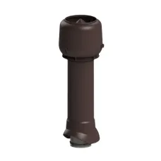 Вентиляционный выход D=125/160/700 mm+колпак TP-85.125/160/700 (темно-коричневый) (по 1 шт. в коробк