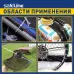 Хомут-стяжка кабельная нейлоновая Safeline 2,5x100-W-100, белая (100 шт.)