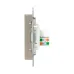 Механизм розетки RJ45 (cat5)  шампань Эпика EKF