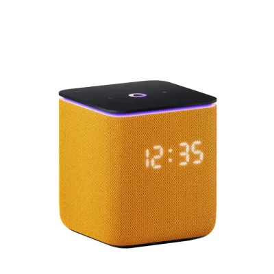 Колонка умная Яндекс Станция Миди с Zigbee, оранжевая, YNDX-00054ORG