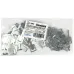 Скоба металлическая монтажная кабельная прямой монтаж 25мм SMK-KK-25-100-MP